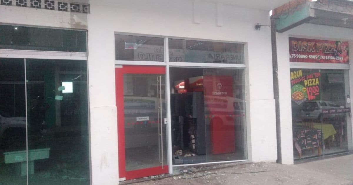 Porto Seguro: PM frusta explosão de caixas eletrônicos; grupo conseguiu fugir