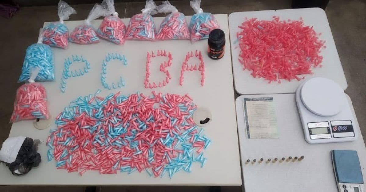Jacobina: Polícia apreende cocaína avaliada em R$ 125 mil e prende quatro suspeitos
