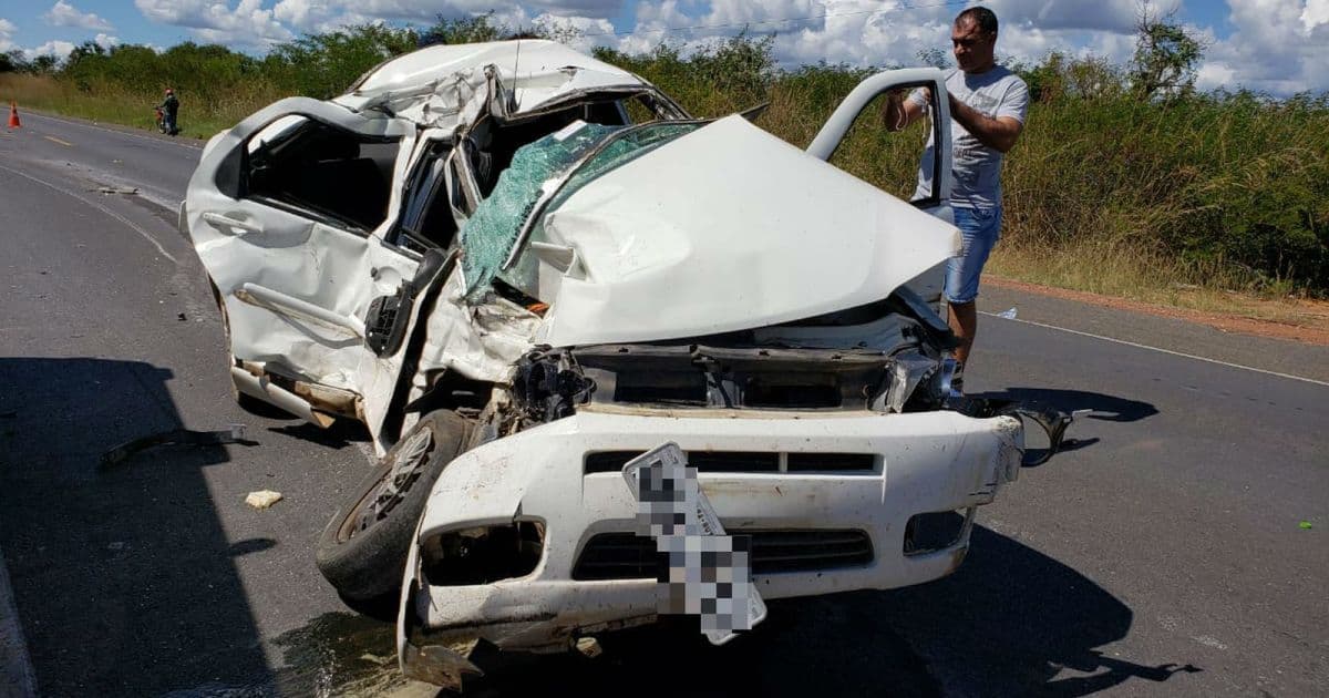 Barreiras: Homem morre em acidente que envolveu carro e 2 carretas