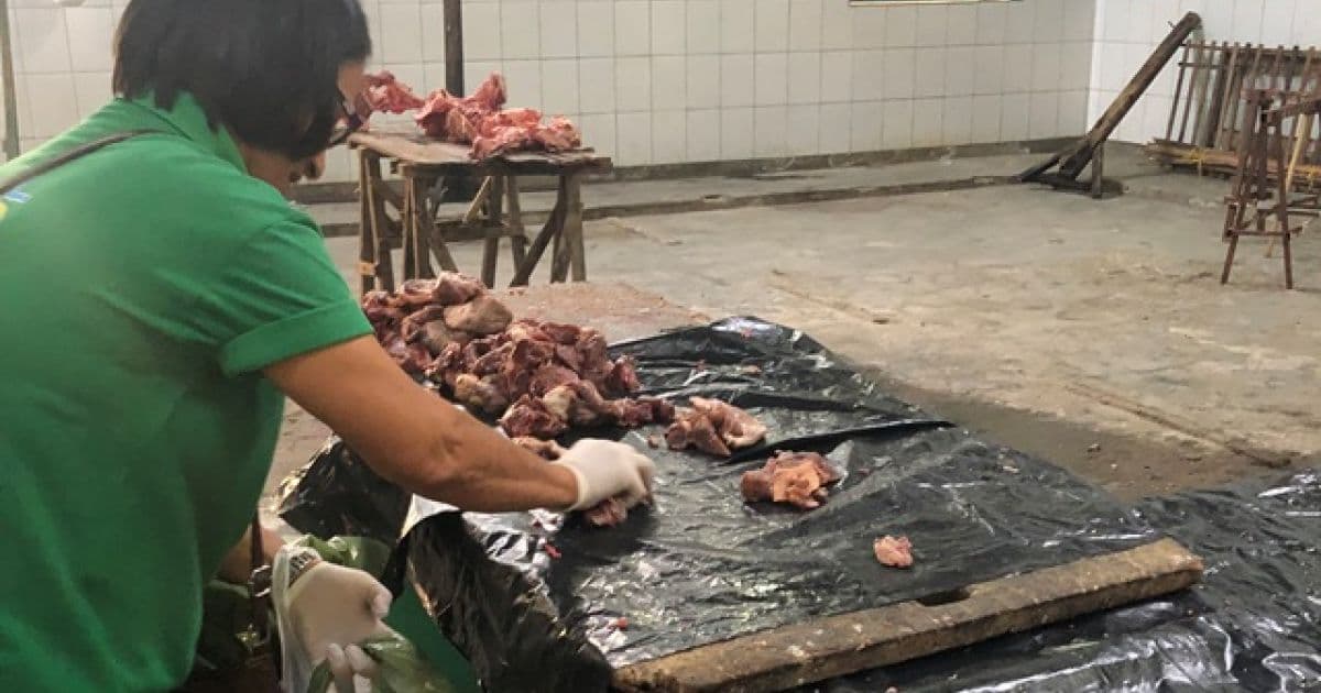 Ação apreende mais de 600 kg de carne clandestina em Jacobina