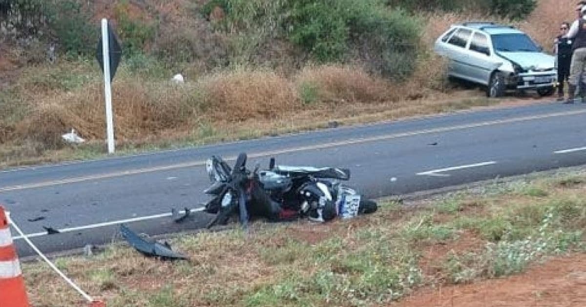 Brumado: Homem morre após colisão entre carro e motocicleta na BA-148