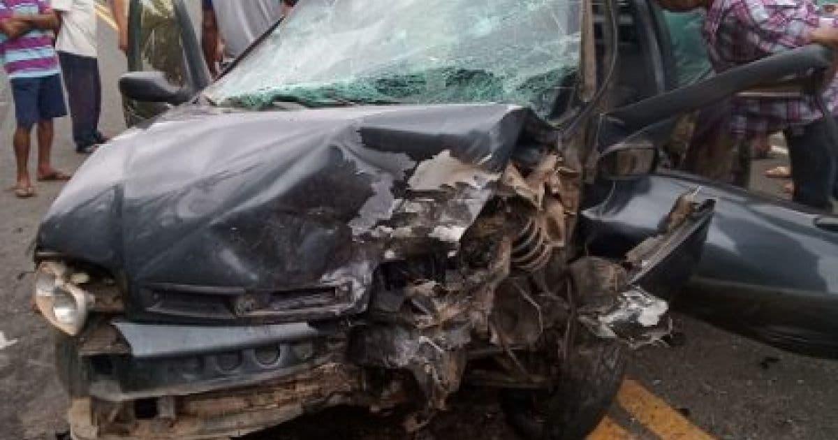 Ibirapitanga: Motorista morre em colisão na BA-652; vídeo mostra batida entre veículos