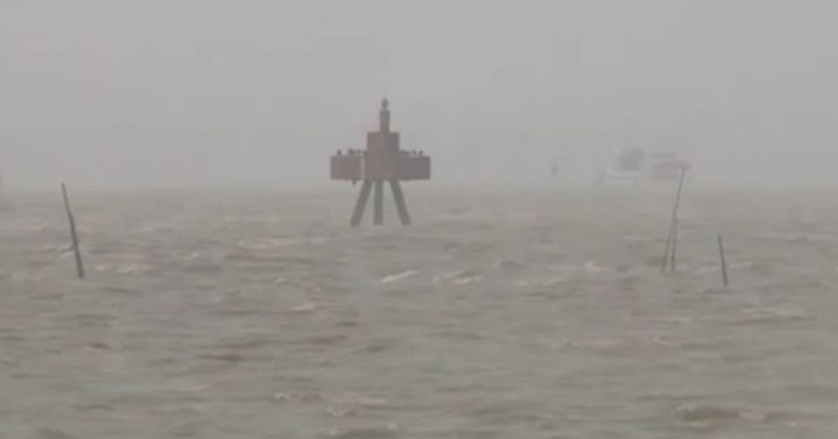 Caravelas: Marinha alerta para ventos de até 74km/h 