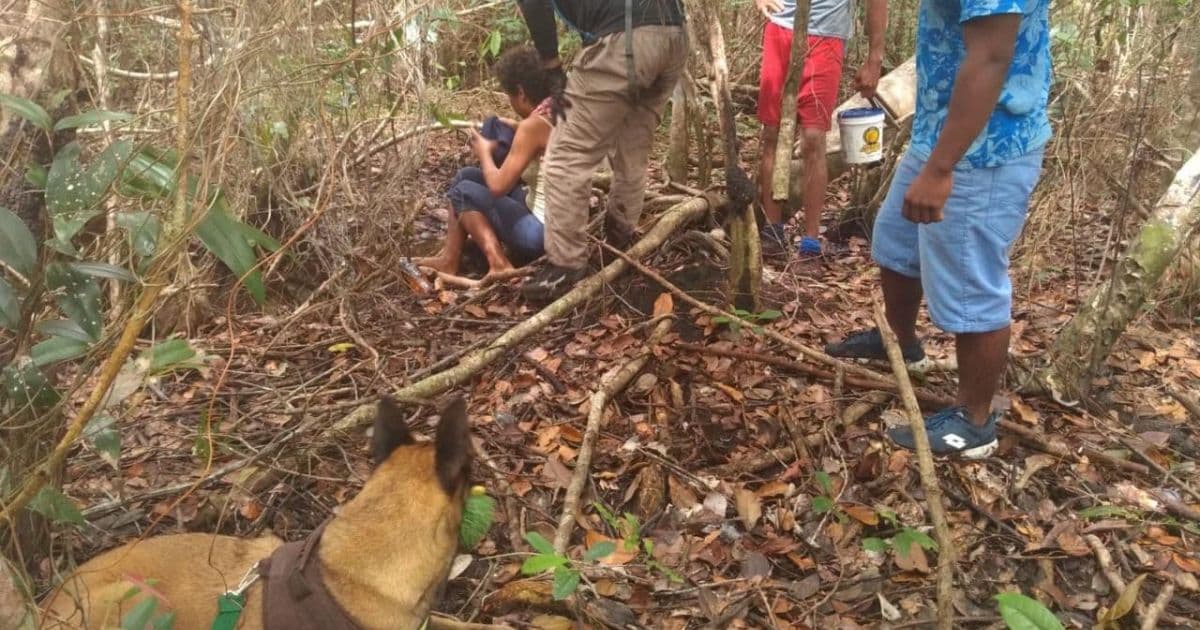 Mulher desaparecida é encontrada por cães farejadores em Boipeba; veja vídeo
