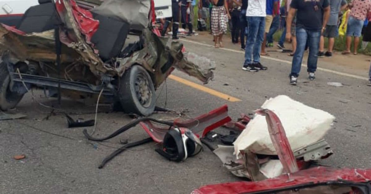 Homem perde as pernas em acidente entre carro, ônibus e caminhão em Vera Cruz