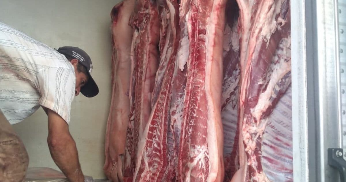 Brumado: Ação apreende 3,2 toneladas de carne sem nota fiscal