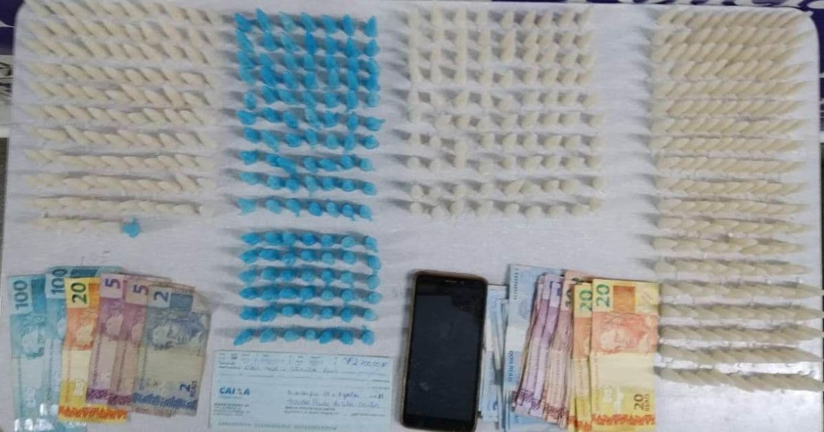 Polícia prende homens com drogas e dinheiro em Senhor do Bonfim