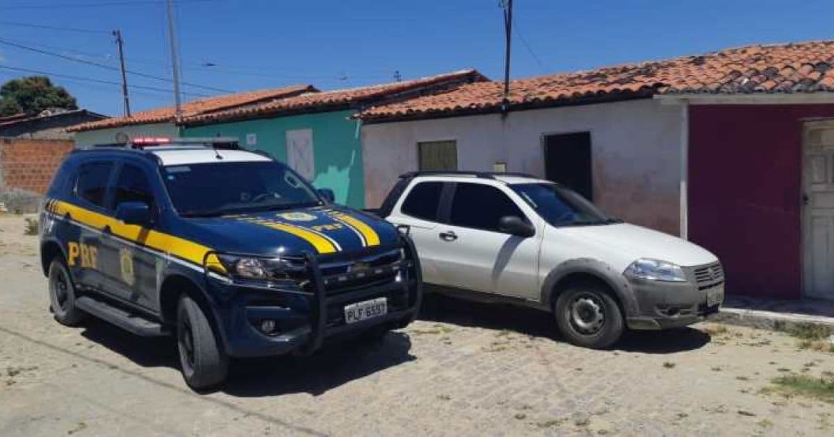 Senhor do Bonfim: PRF aprende carro roubado 2 dias antes em Salvador