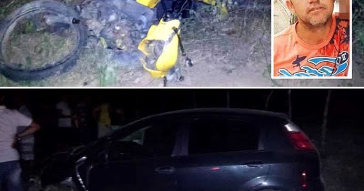 Barrocas: Irmão de vice-prefeito morre em batida de moto com carro
