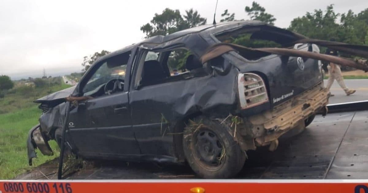 Motorista morre após carro capotar em Planalto na madrugada desta quarta