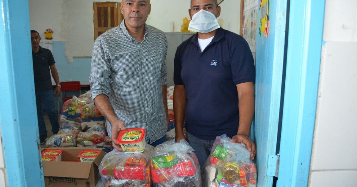 Alagoinhas: Prefeitura inicia entrega de cestas básicas para estudantes da rede municipal
