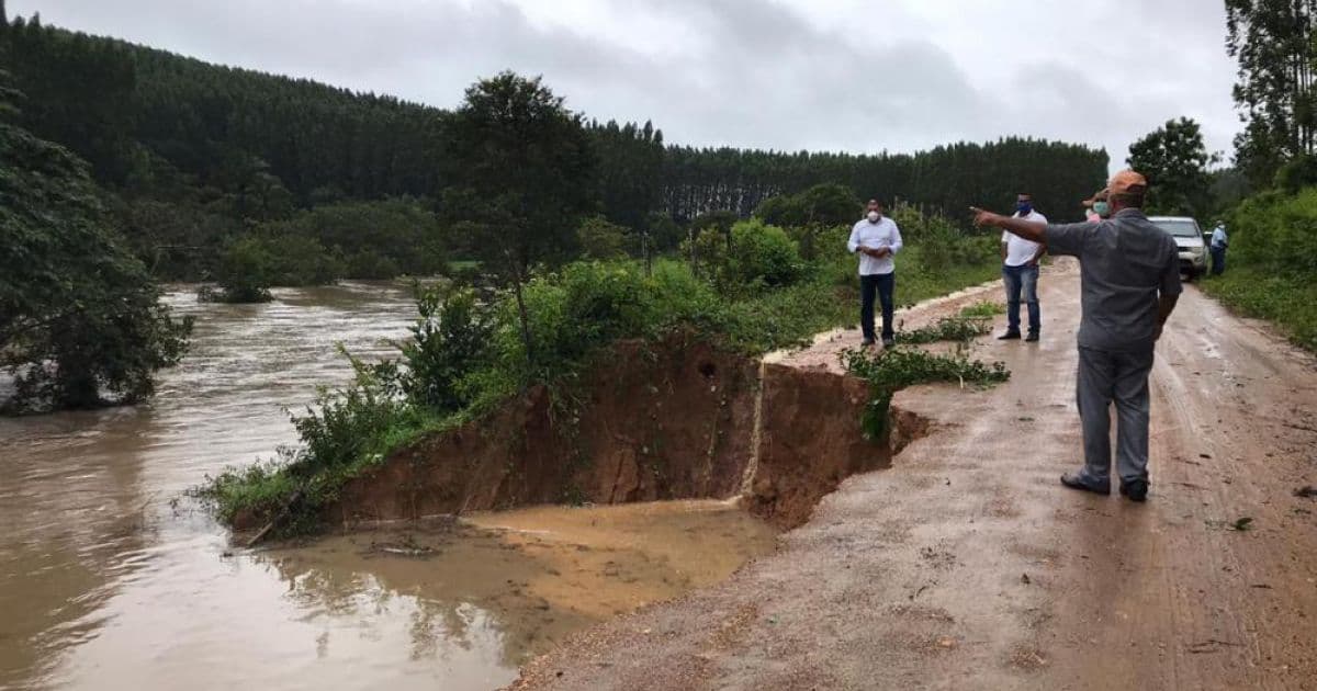 Cardeal da Silva: Cerca de 400 famílias são afetadas após transbordamento de rios 