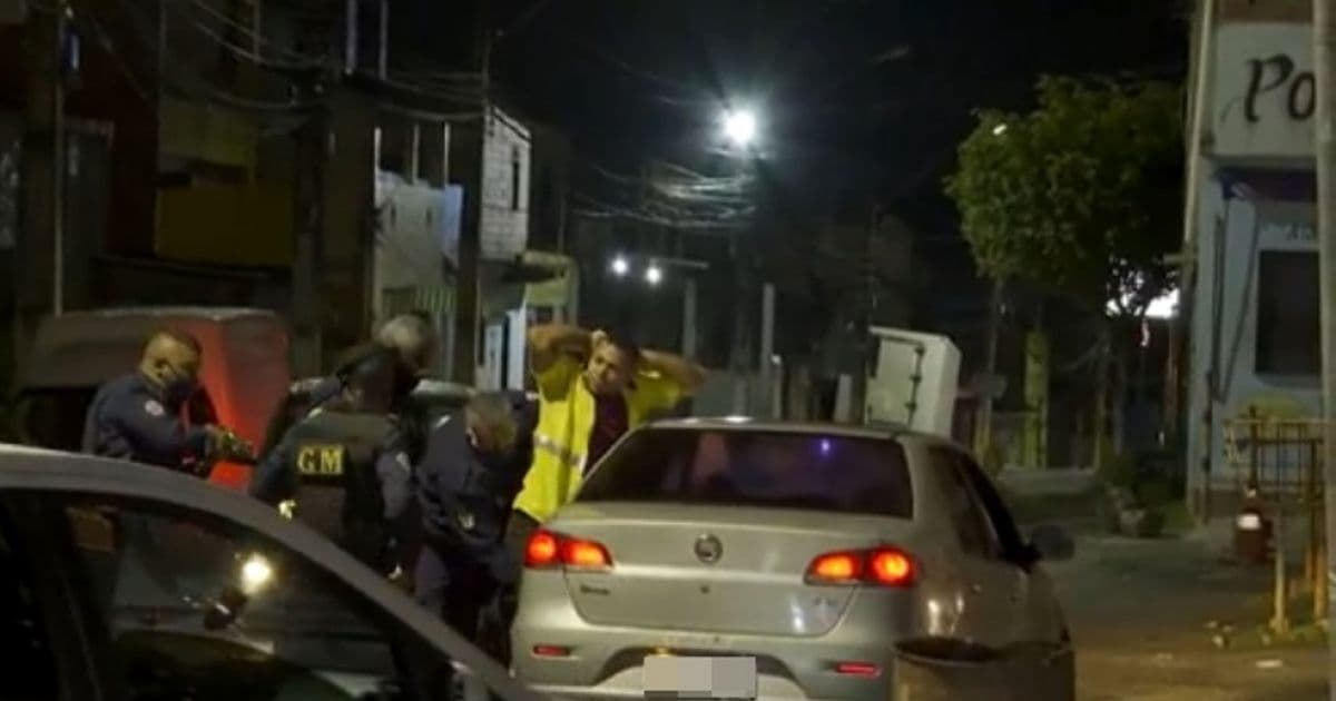 Simões Filho: Homem tenta passar por barreira e é detido em 1ª noite de toque de recolher