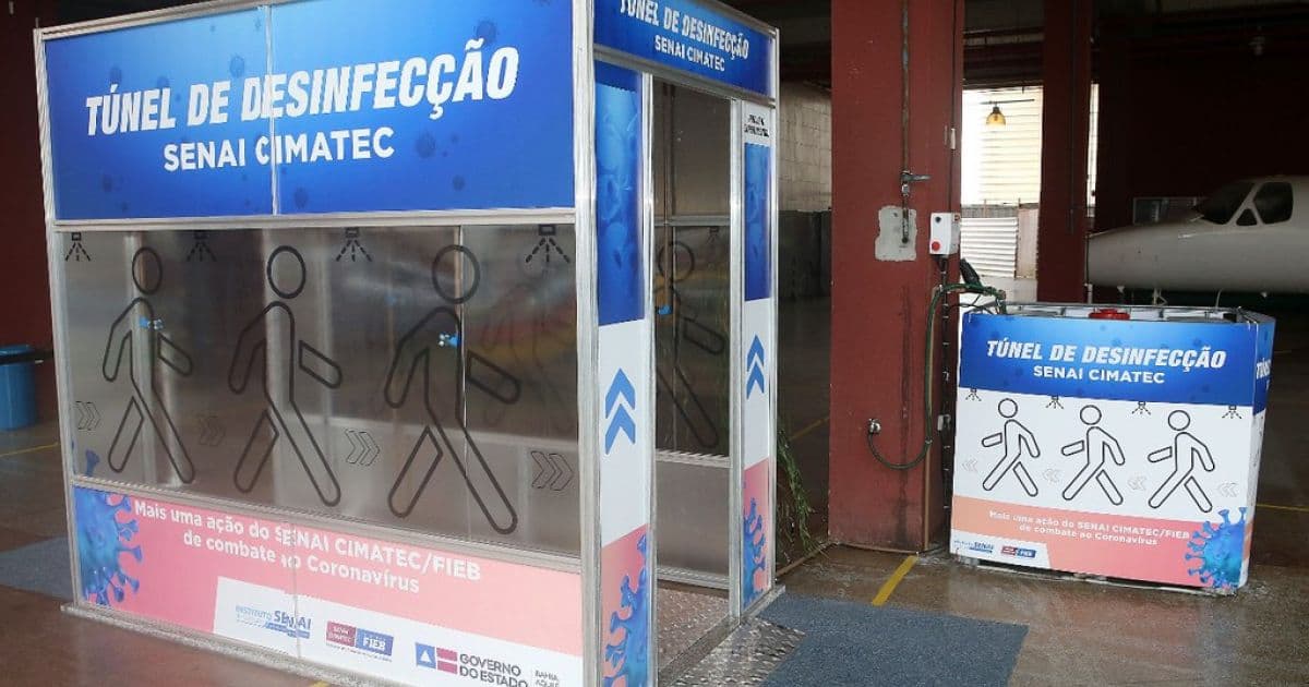 Unidades de saúde de Porto Seguro, Itaberaba e Teixeira ganham túneis de desinfecção