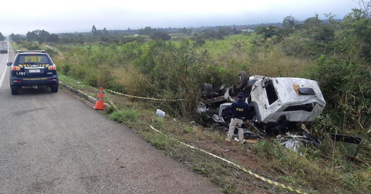 Vitória da Conquista: Homem em carro guinchado por caminhão morre em acidente