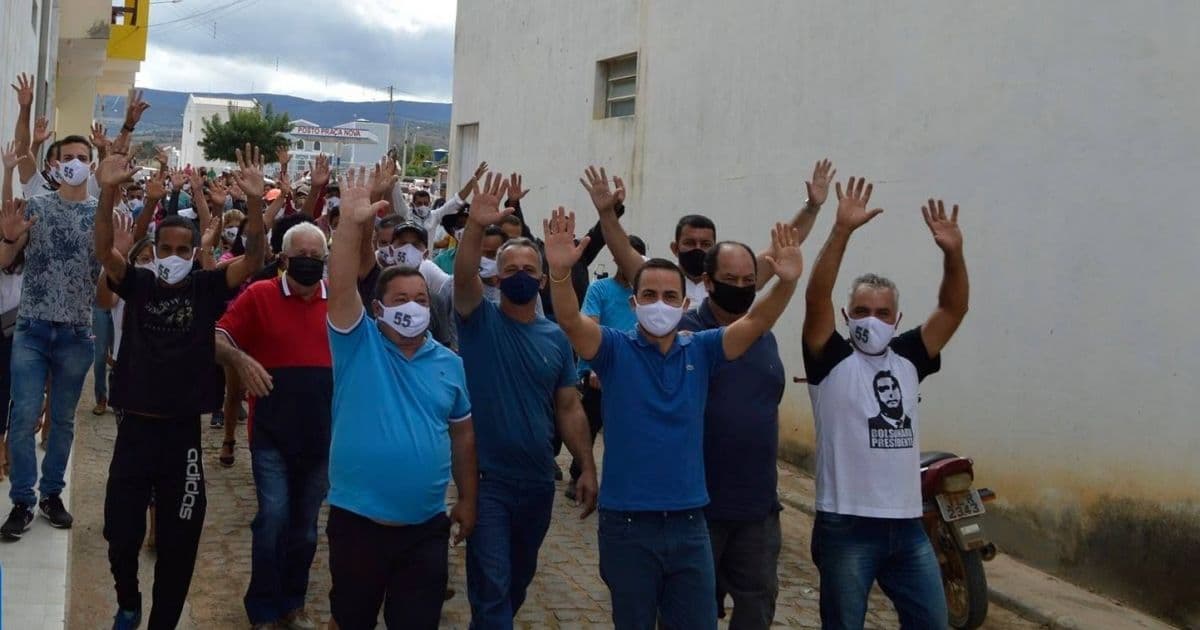 Ituaçu: Em plena pandemia, pré-candidato a prefeito participa de evento com aglomeração