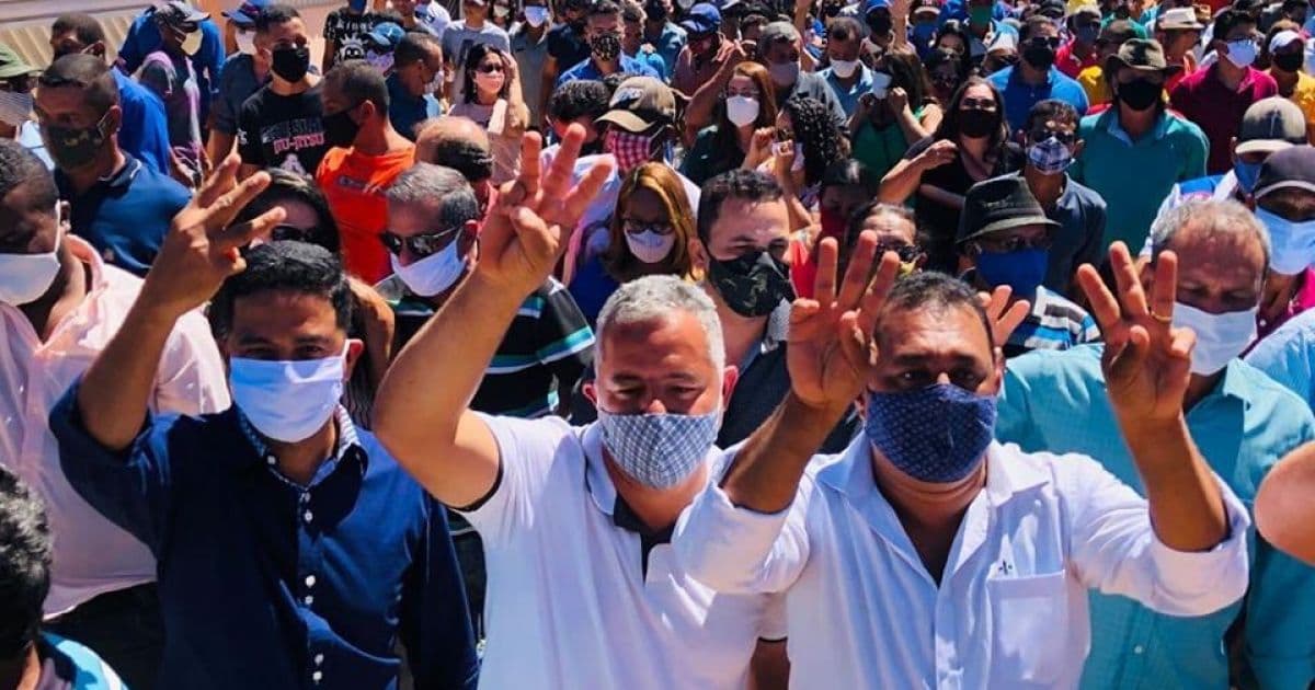 Ibitiara: Evento de pré-candidato a prefeito causa aglomeração em povoado
