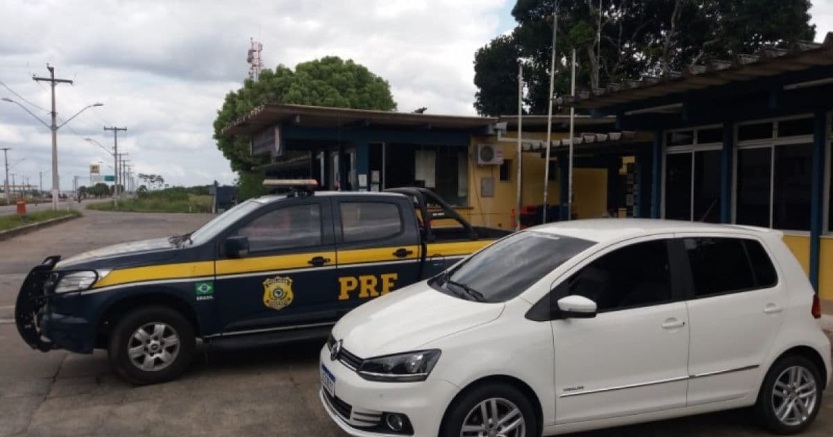 Eunápolis: Casal é preso com carro roubado na BR-101