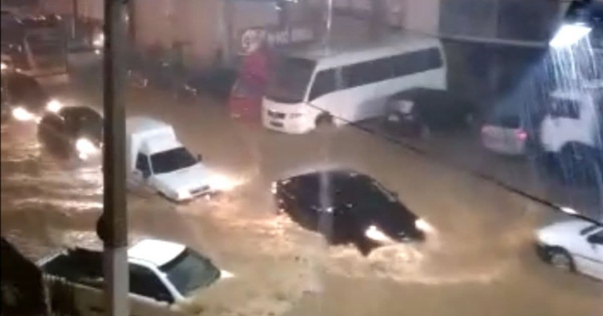 Irecê: Chuva deixa 1,2 mil desalojados após temporal de segunda 