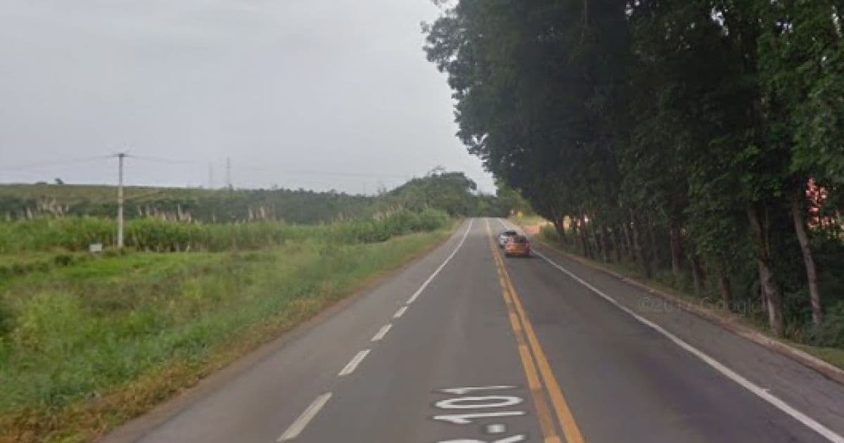 Buerarema: Ciclista morre após ser atingido por carro em trecho urbano da BR-101