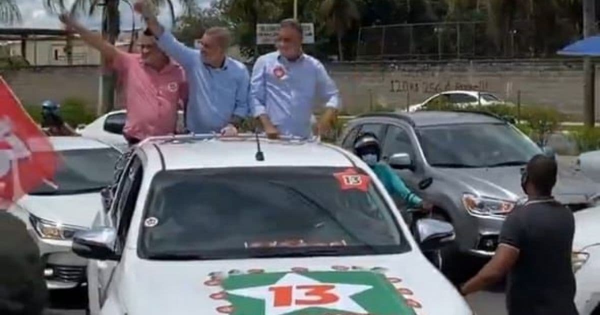 Feira: Rui Costa participa de carreata pela quarta vez desde o início da eleição
