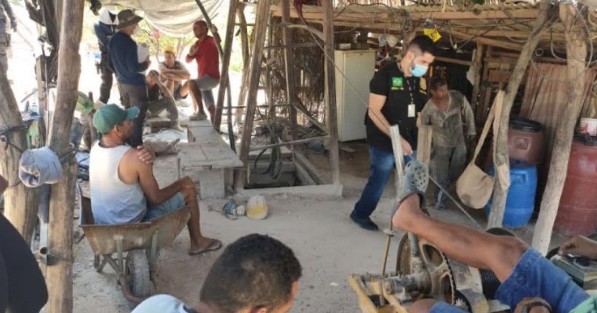 Sento Sé: Ação resgata 25 pessoas em condições de escravidão em garimpos