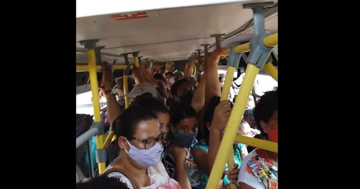 Ilhéus: Passageiros denunciam superlotação em ônibus coletivos