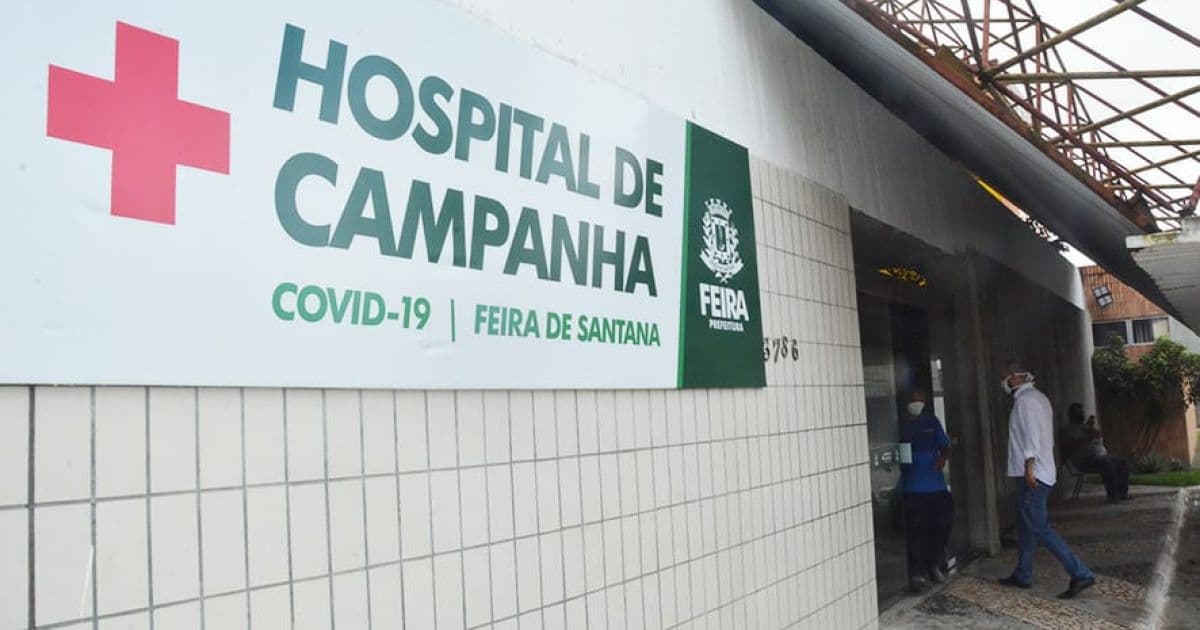Feira: Hospital de Campanha para Covid-19 tem leve queda em ocupação de UTI