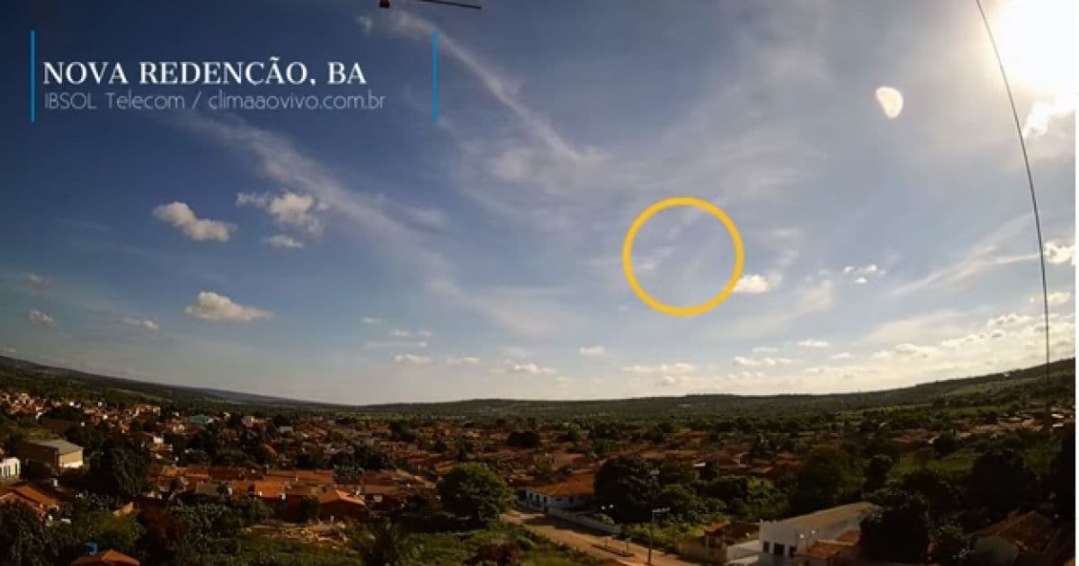 Entidade confirma passagem de meteoro no interior da Bahia neste fim de semana