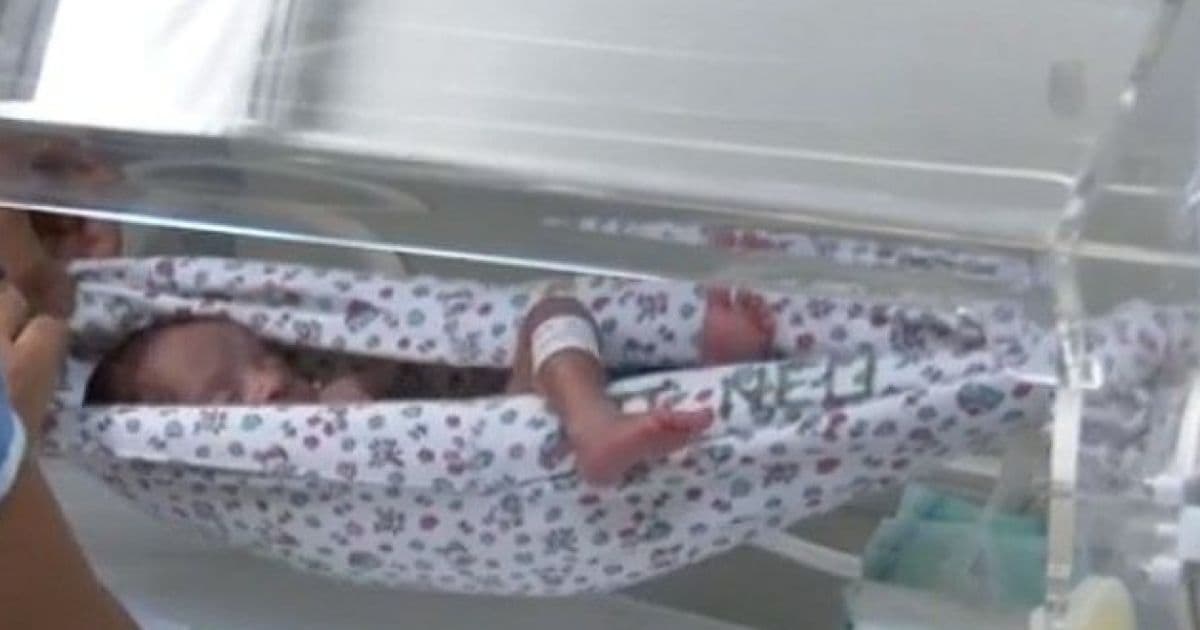 Itabuna: Hospital materno-infantil adota o uso de redinhas para bebês internados em UTI