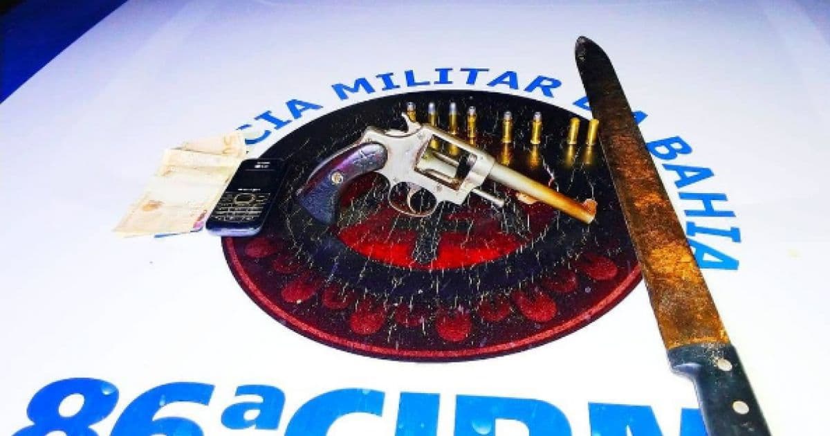 Ex-vereador de Santa Rita de Cassia é preso por porte ilegal de arma de fogo