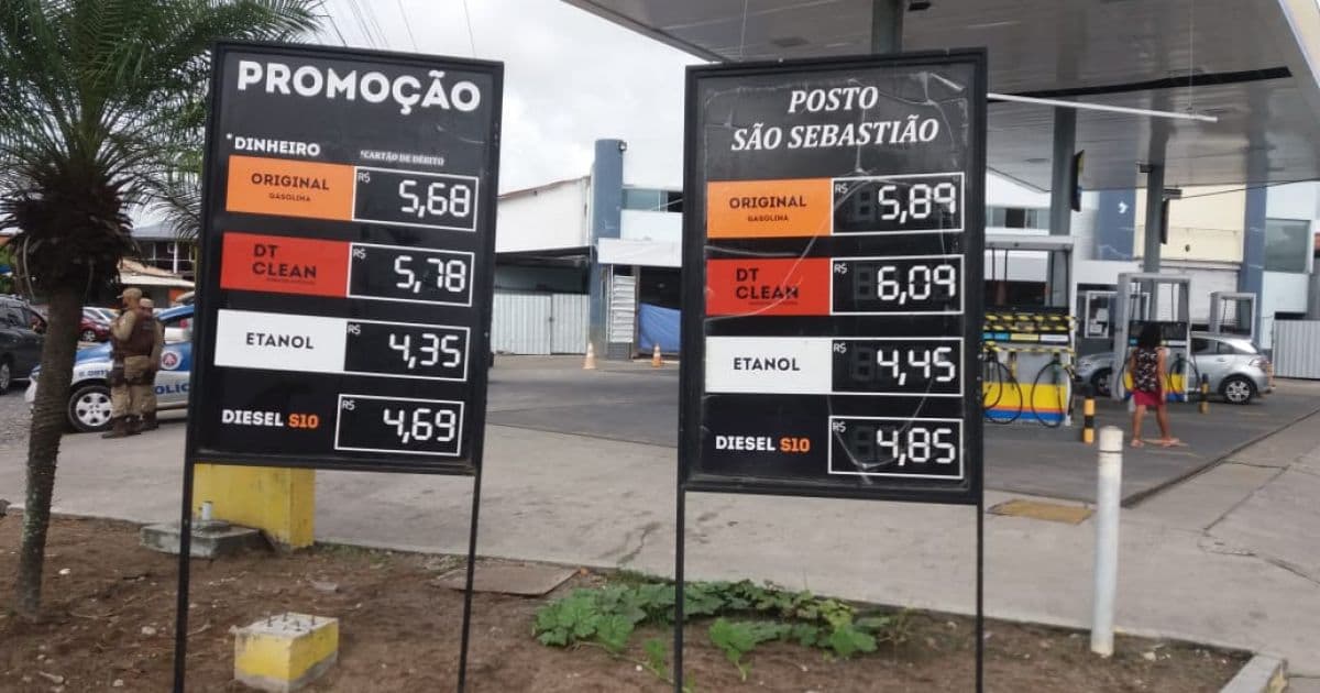 Após quarto reajuste da Petrobras, gasolina chega a R$ 5,87 em Porto Seguro