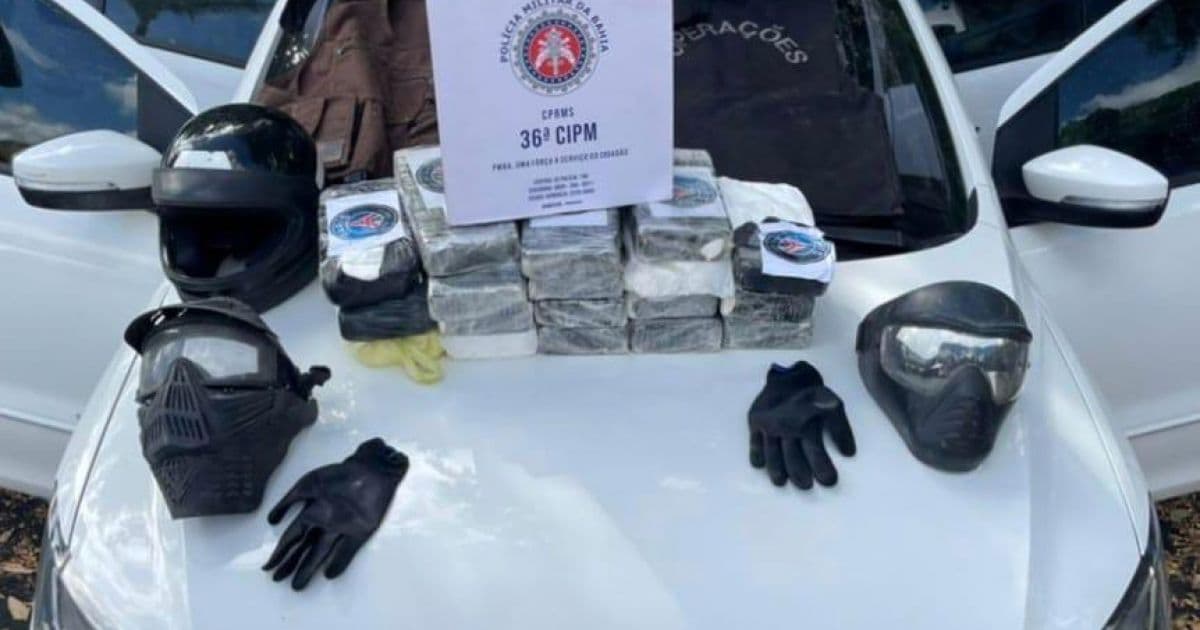 D'Ávila: Operação apreende 18 kg de cocaína 