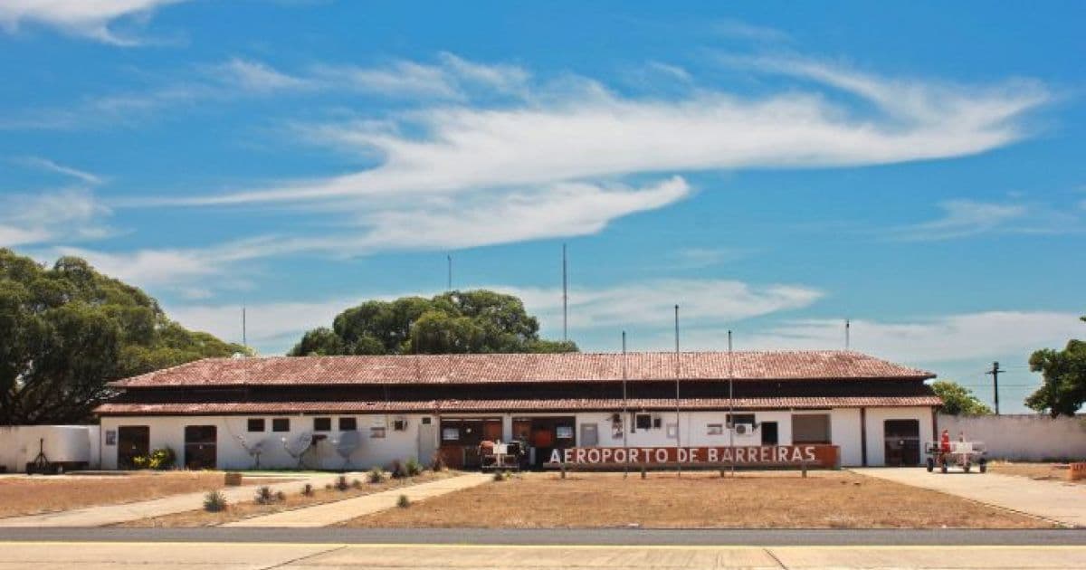 Empresa receberá quase R$ 1 milhão por projeto de ampliação do aeroporto de Barreiras