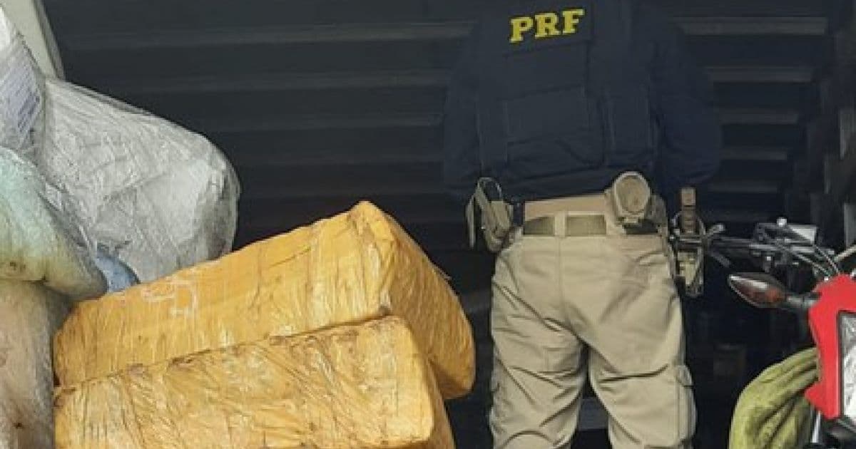 Feira: PRF flagra 2 toneladas de maconha e faz maior apreensão da droga do ano