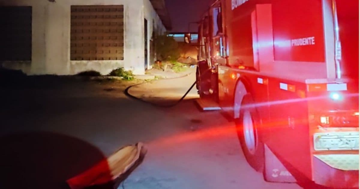 Feira: Botijão de gás causa incêndio em metalúrgica; ninguém ficou ferido 