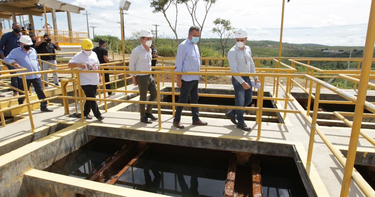 Sistema de abastecimento de água é entregue em Jaguaquara 