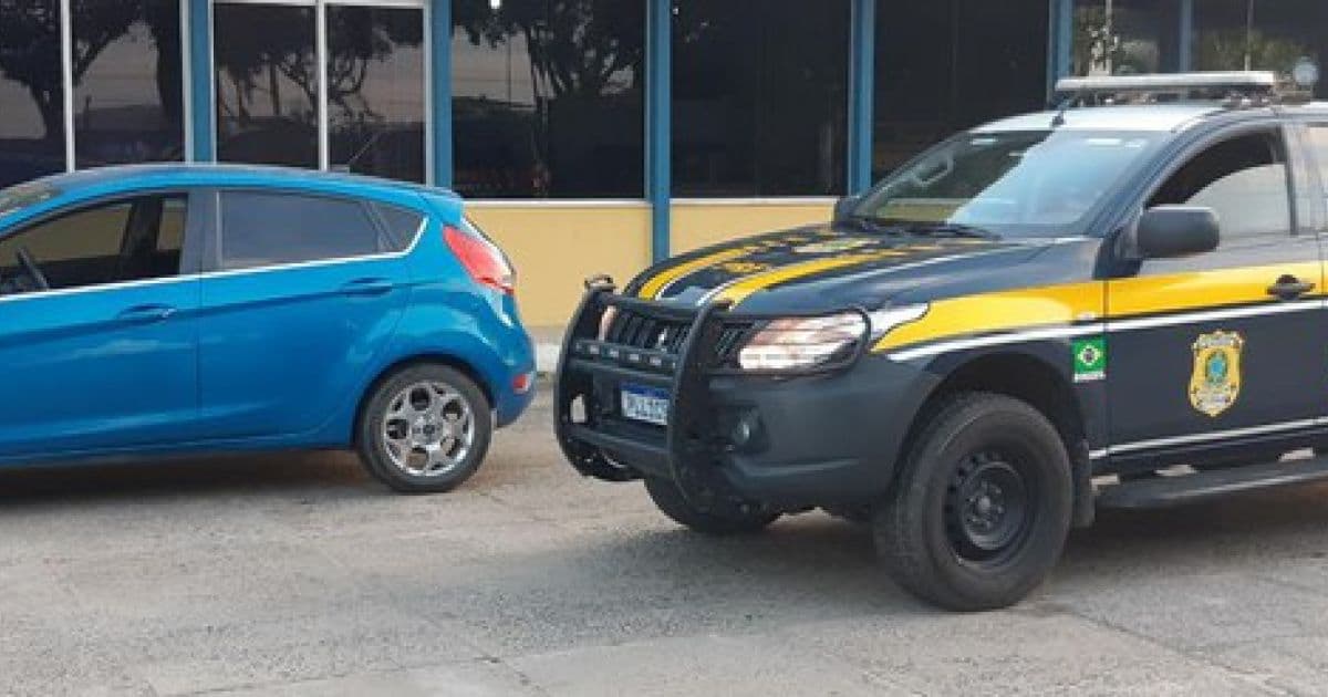 Eunápolis: PRF prende homem com carro roubado na BR-101; veículo foi tomado em Camamu