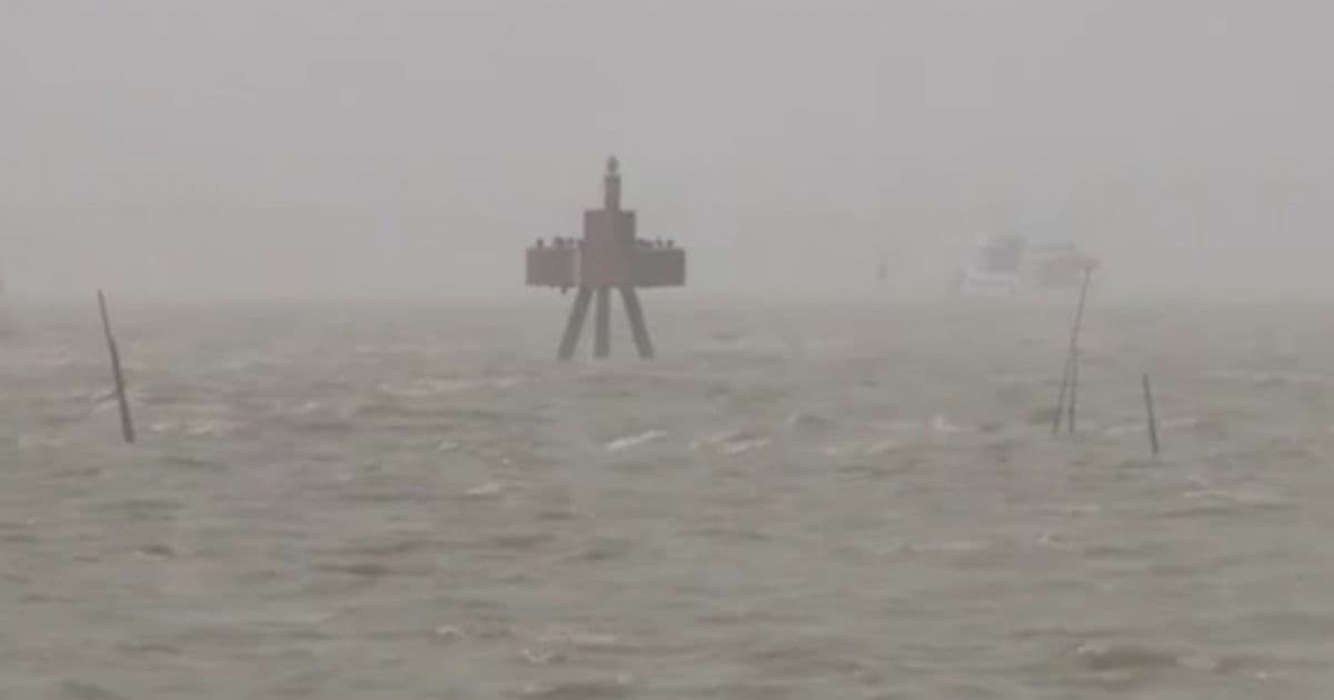 Marinha alerta para ventos de até 60 km/h em litoral baiano a partir de Caravelas
