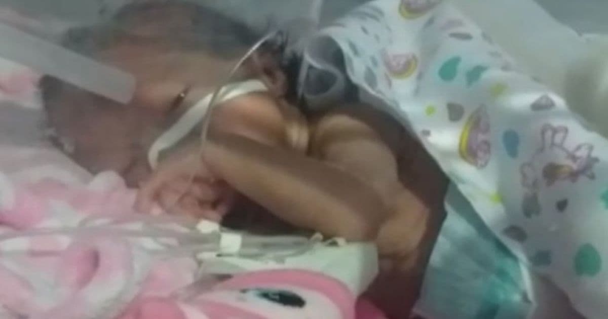 Porto Seguro: Família de bebê com doença cardíaca aguarda transferência para UTI
