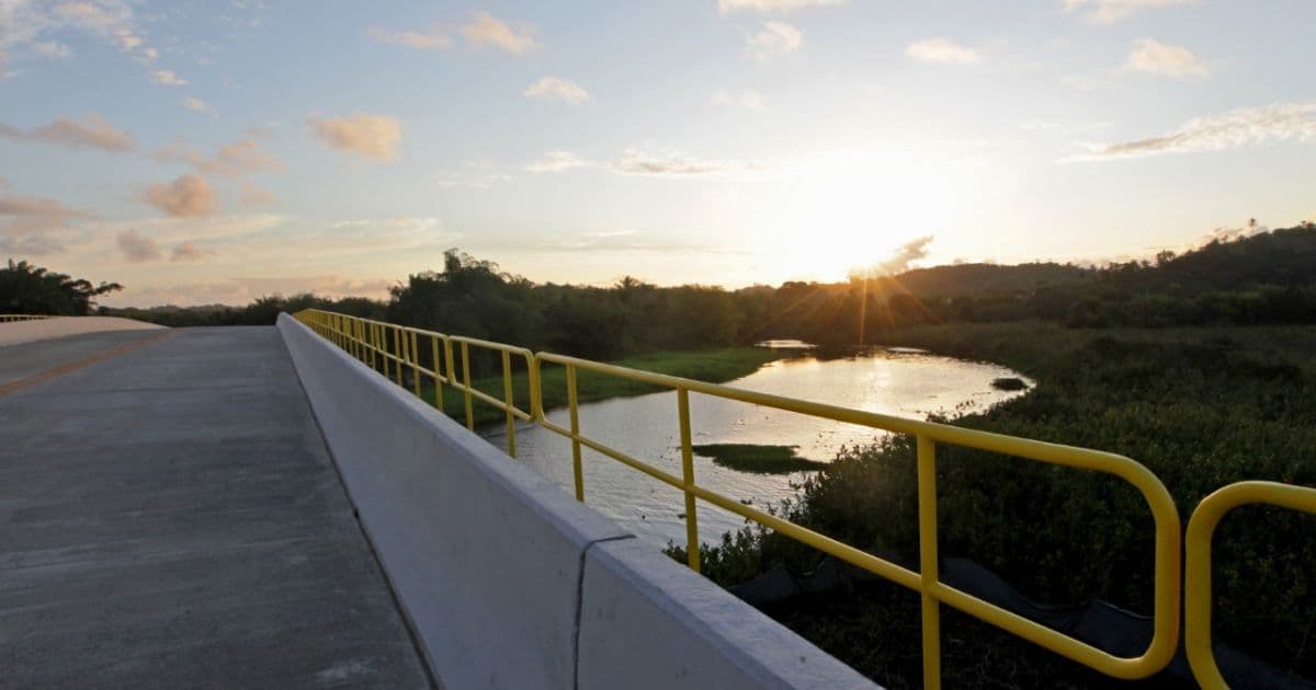 Ilhéus: Ponte sobre Rio Almada é inaugurada; equipamento integra obras do Porto Sul