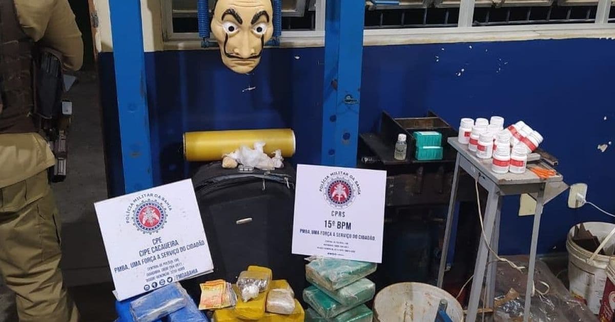 Itabuna: Polícia fecha laboratório de drogas; local tinha prensa para compactar até 15 t 