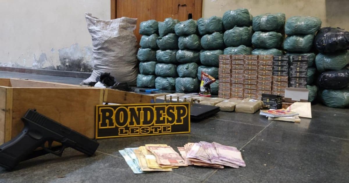 Feira: Polícia apreende 53 quilos de drogas após abordagem a três 'consumidores'