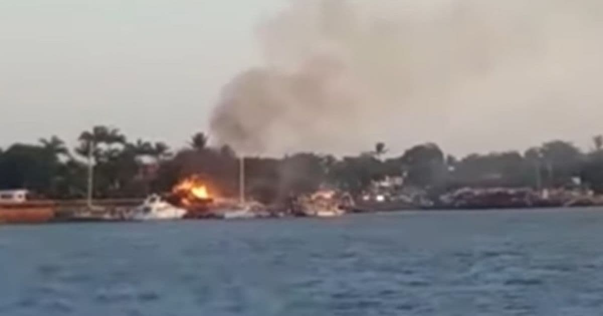 Porto Seguro: Fogo atinge hotel e chamas consomem cabana em Arraial D’Ajuda