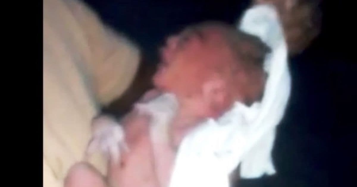 Feira: Bebê é encontrado em quintal de casa após lavrador ouvir choro de criança