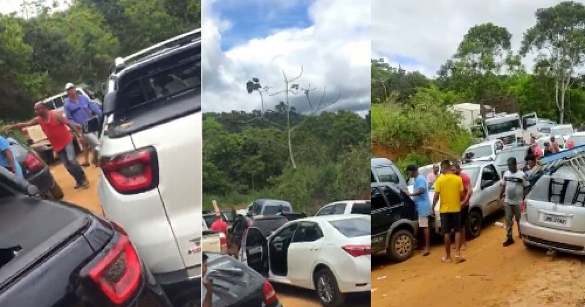Ibirapitanga: Grupo faz arrastão em estrada vicinal; 20 carros viraram alvo de grupo
