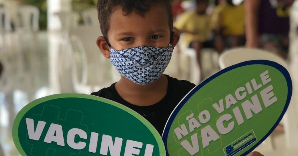 Eunápolis: Prefeitura vacina crianças de 5 a 11 anos com ou sem doenças crônicas