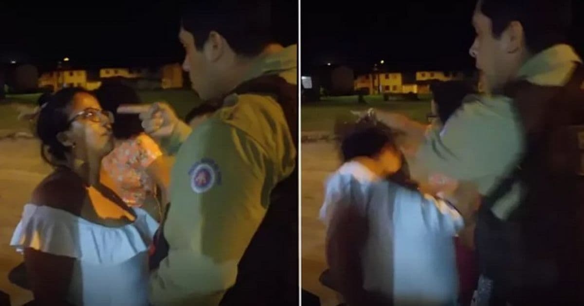 Porto Seguro: Mulher que levou tapa no rosto denuncia PM por agressão