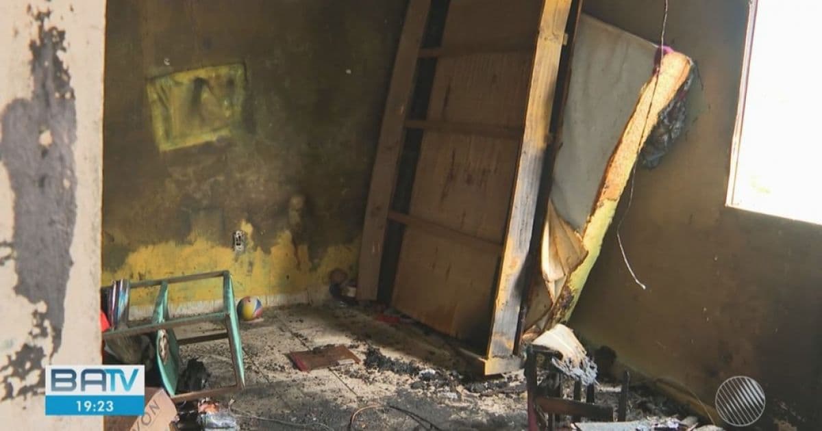 Itabuna: Criança morre em incêndio após ser deixada sozinha em casa