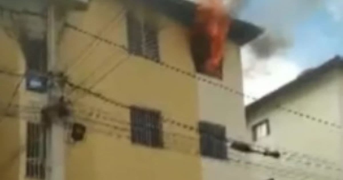 Juazeiro: Apartamento fica destruído após incêndio; criança avisou sobre início de chamas